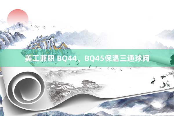 美工兼职 BQ44、BQ45保温三通球阀